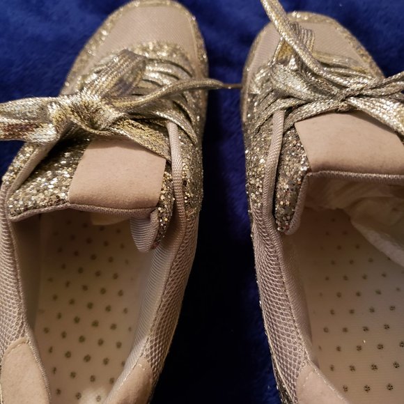 Glittered Blinged out Sneakers Sz41 - Picture 7 of 8